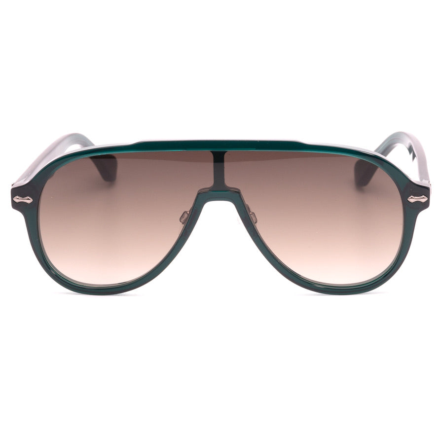 Ashbourne - Green Transparent Frame Brown Gradient Lens