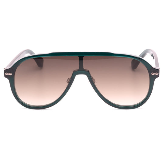 Ashbourne - Green Transparent Frame Brown Gradient Lens