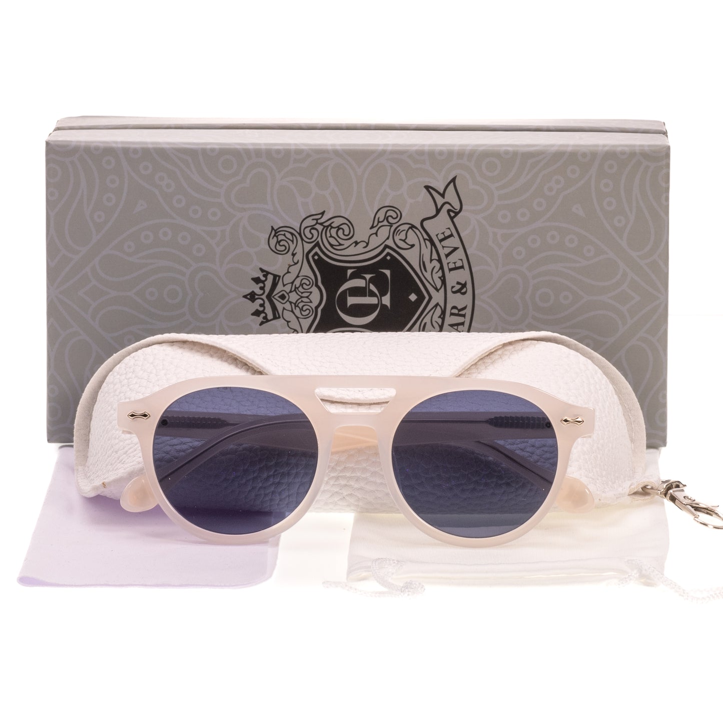 City - Ivory Frame Blue Tint