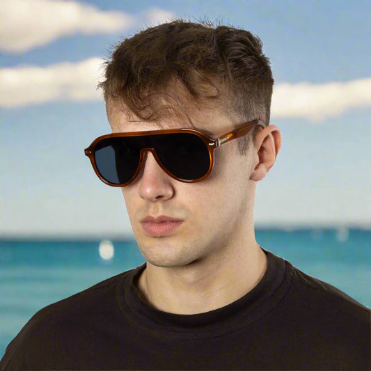 Paignton - Tortoise Frame Blue Lens