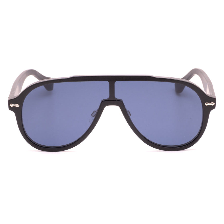 Ashbourne - Black Matt Frame Blue Lens
