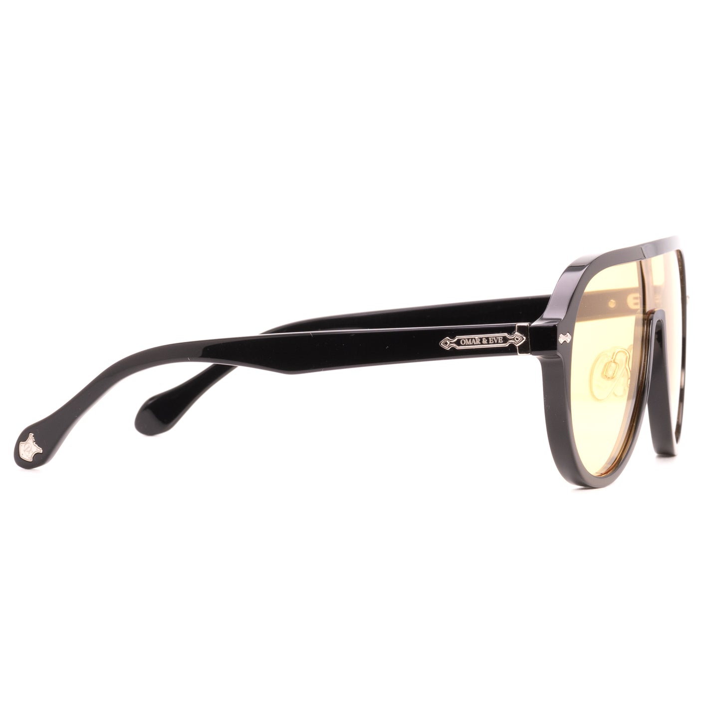 Paignton - Black Frame Yellow Lens