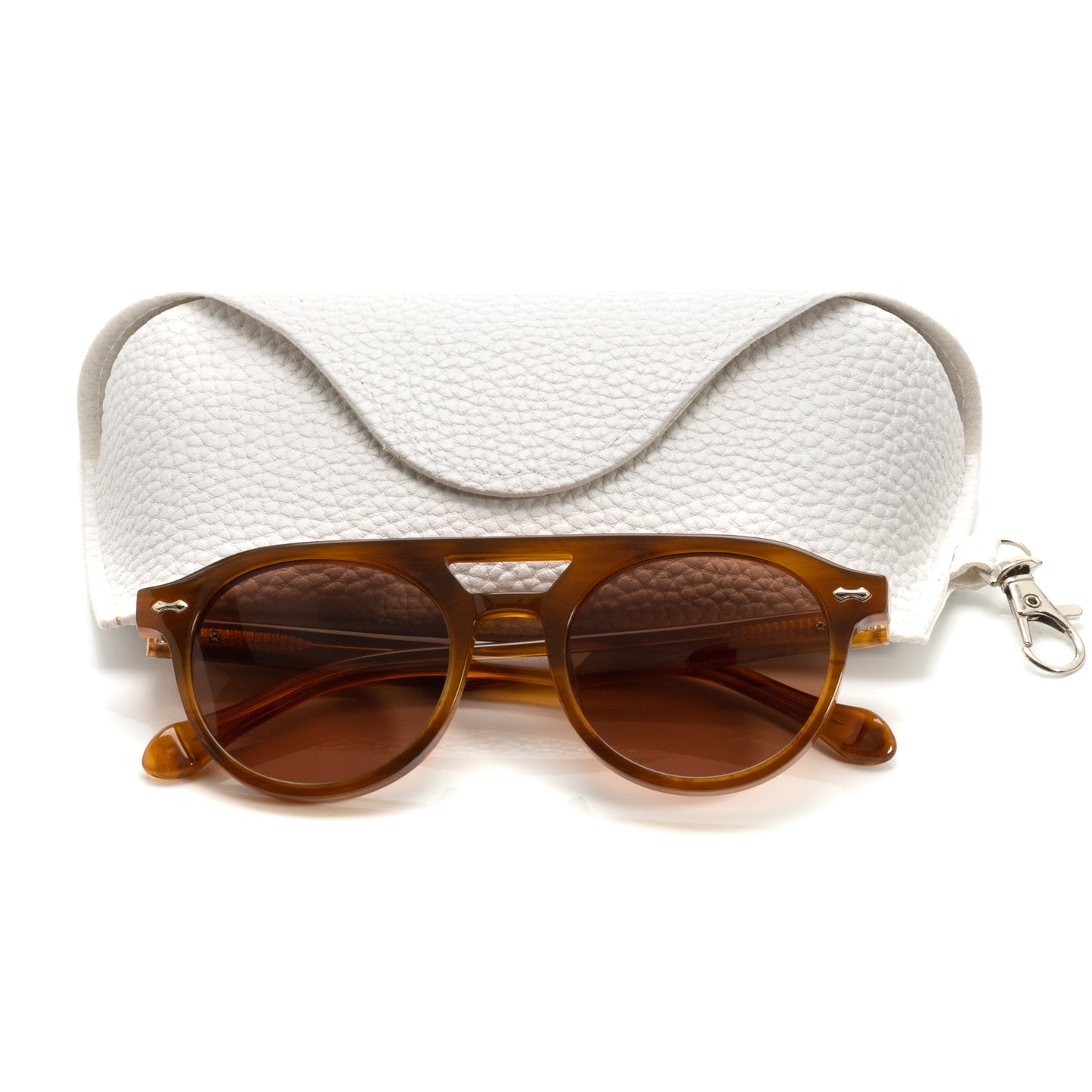 City - Tortoise Frame Brown Lens