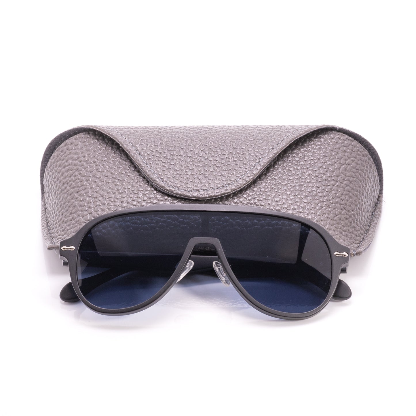 Ashbourne - Black Matt Frame Blue Lens