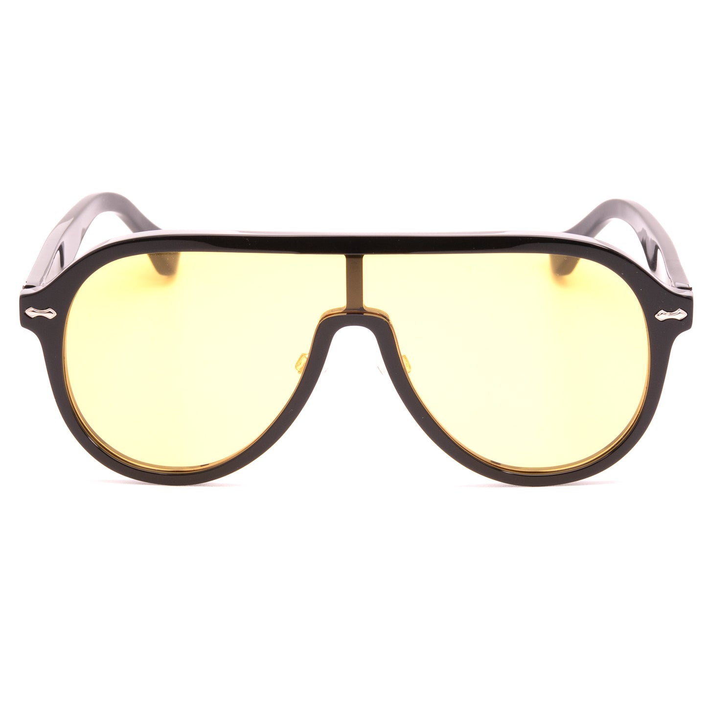 Paignton - Black Frame Yellow Lens