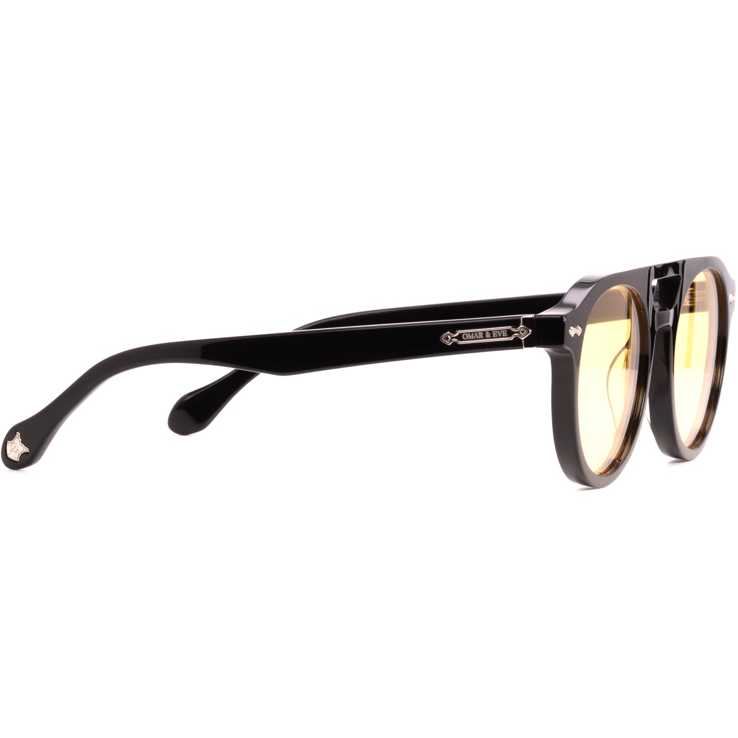 City - Black Frame Yellow Tint