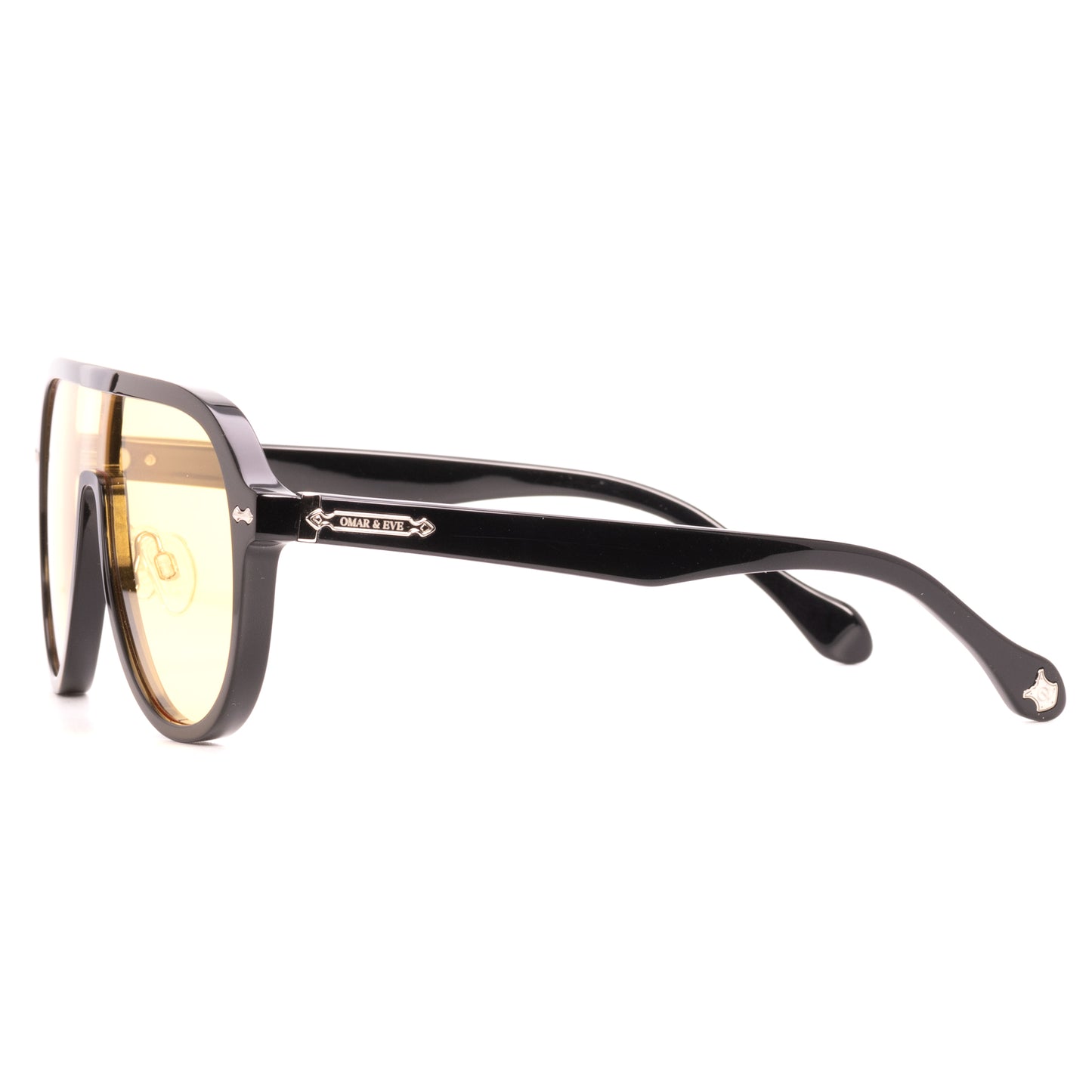 Paignton - Black Frame Yellow Lens