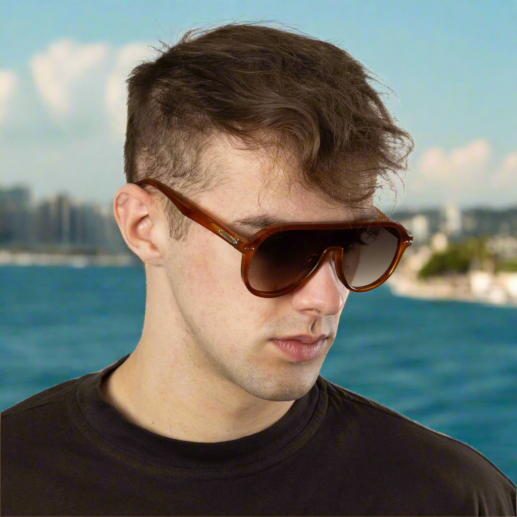 Paignton - Tortoise Frame  Brown Gradient Lens