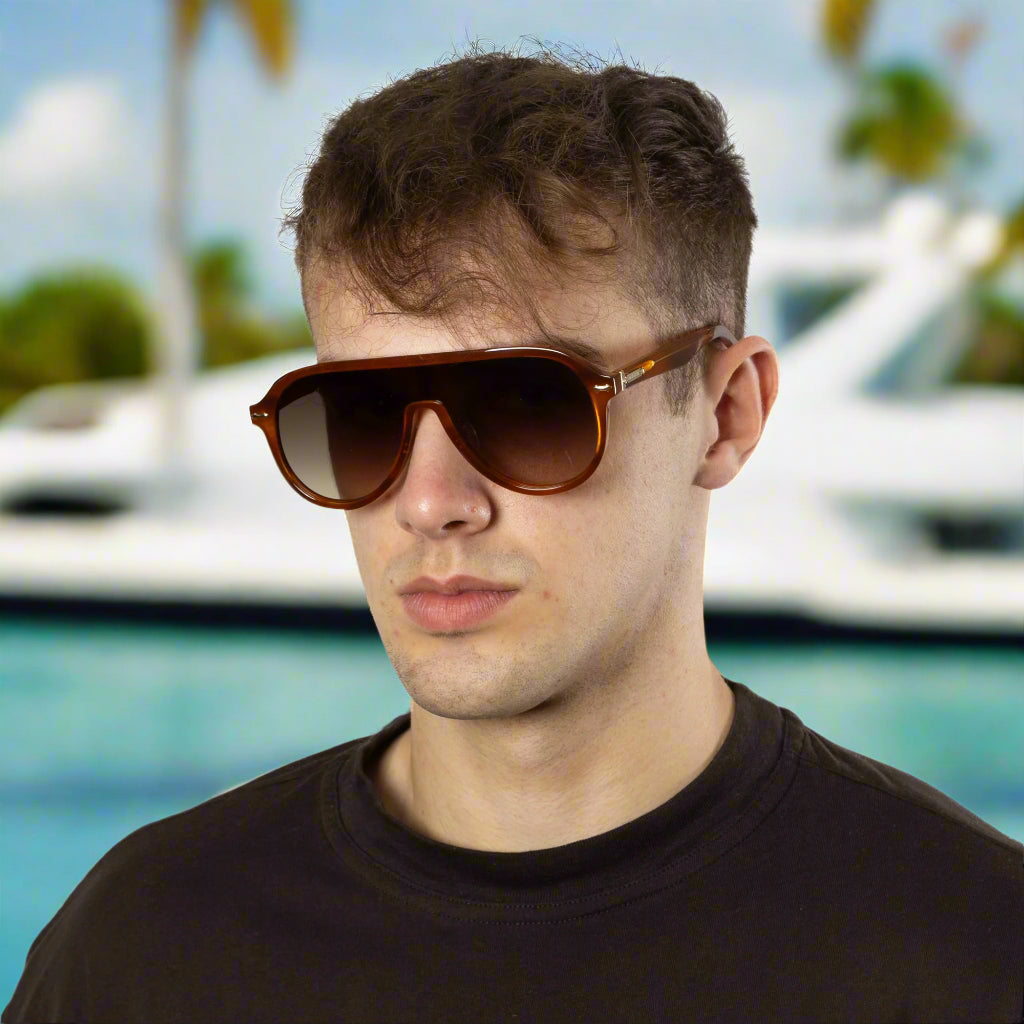 Paignton - Tortoise Frame  Brown Gradient Lens