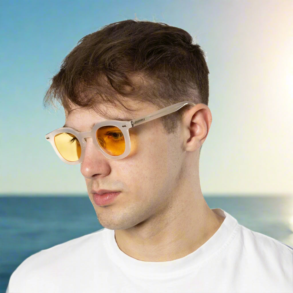 Shenstone - Ivory Frame Yellow Lens