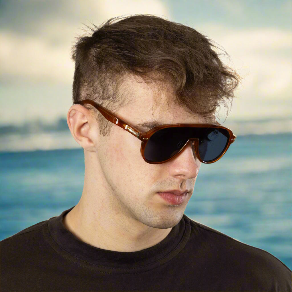 Ashbourne - Tortoise Frame Blue Lens