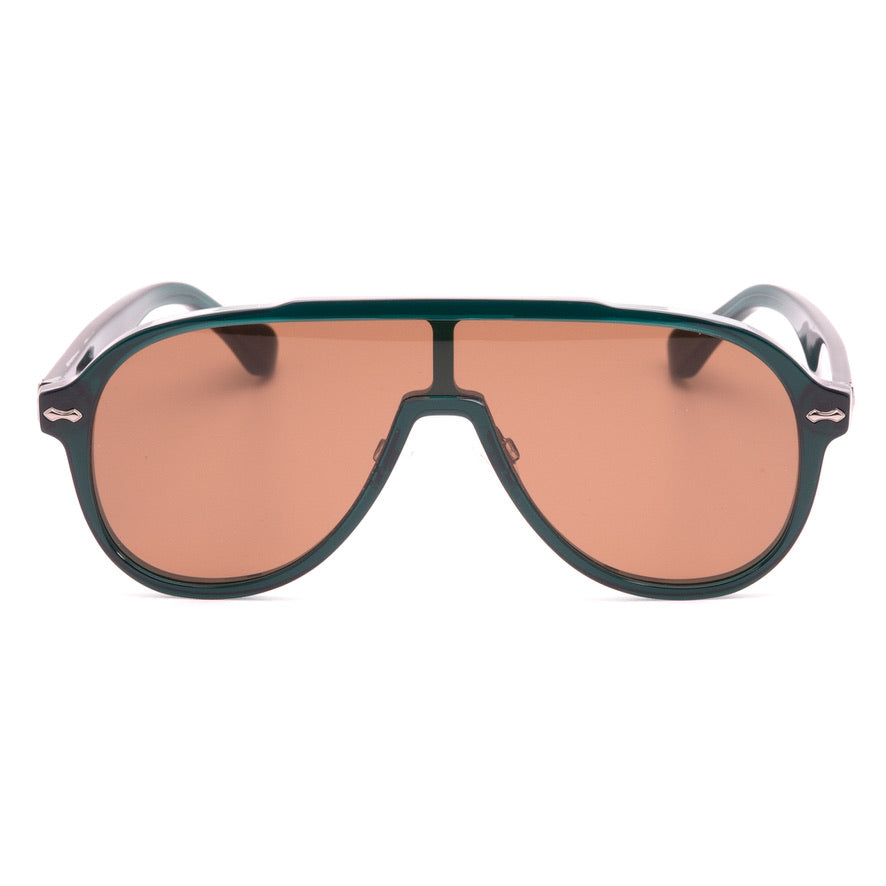 Ashbourne - Green Transparent Frame Red Lens