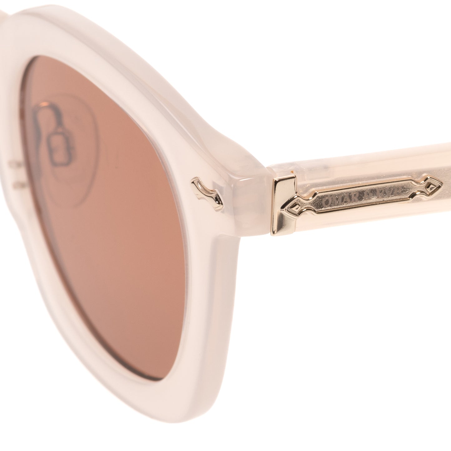 Shenstone - Ivory Frame Brown Lens