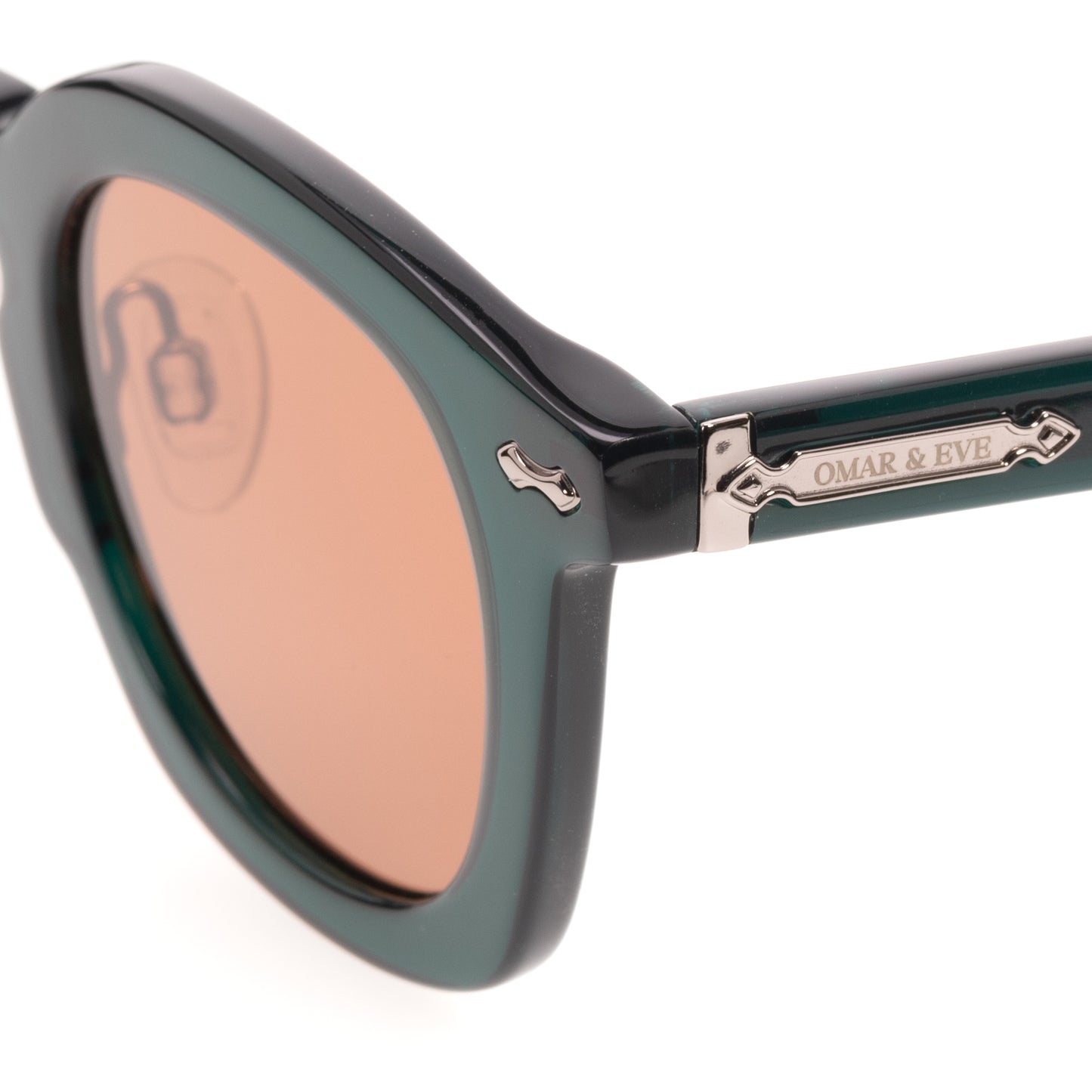 Shenstone - Green Transparent Frame Brown Lens