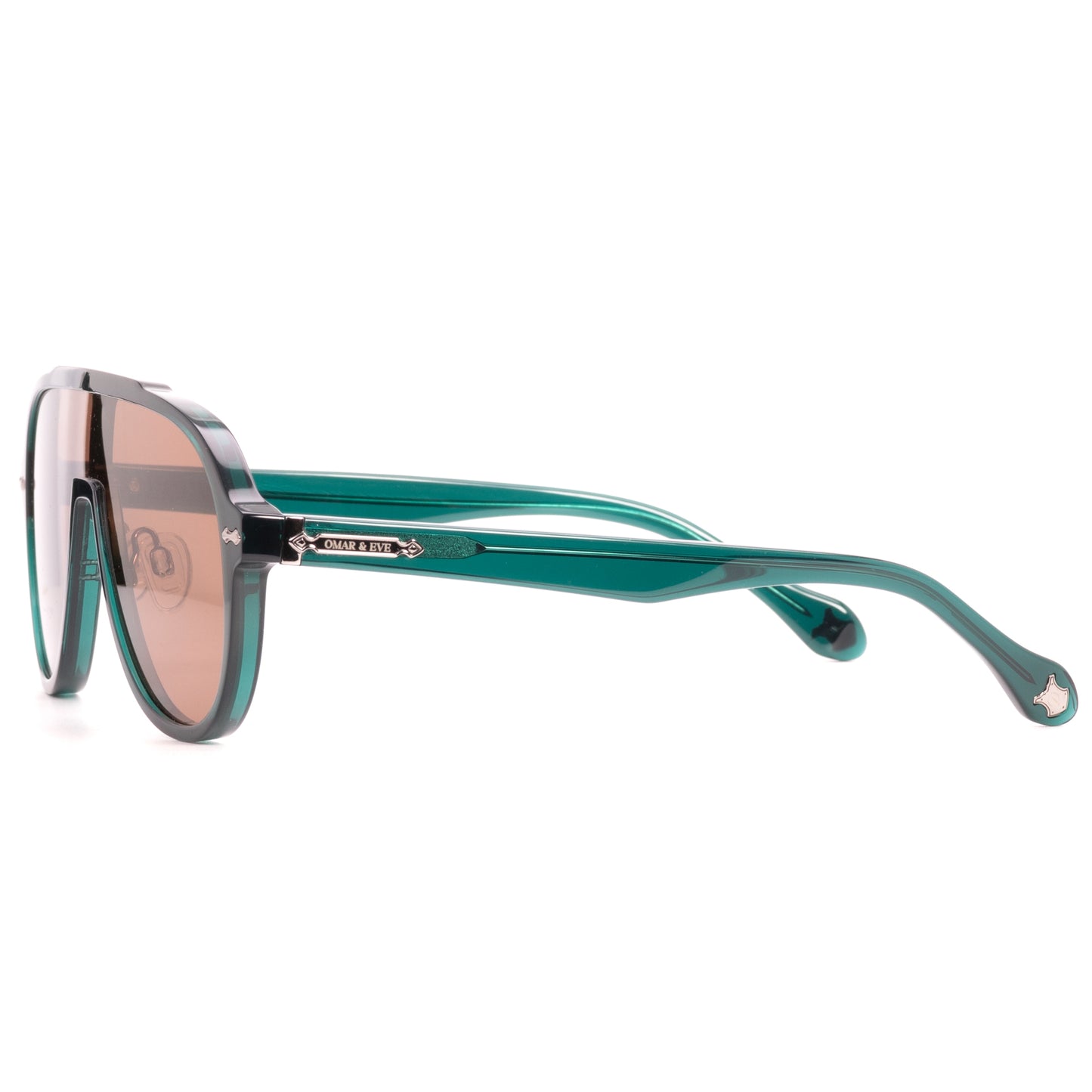 Ashbourne - Green Transparent Frame Red Lens