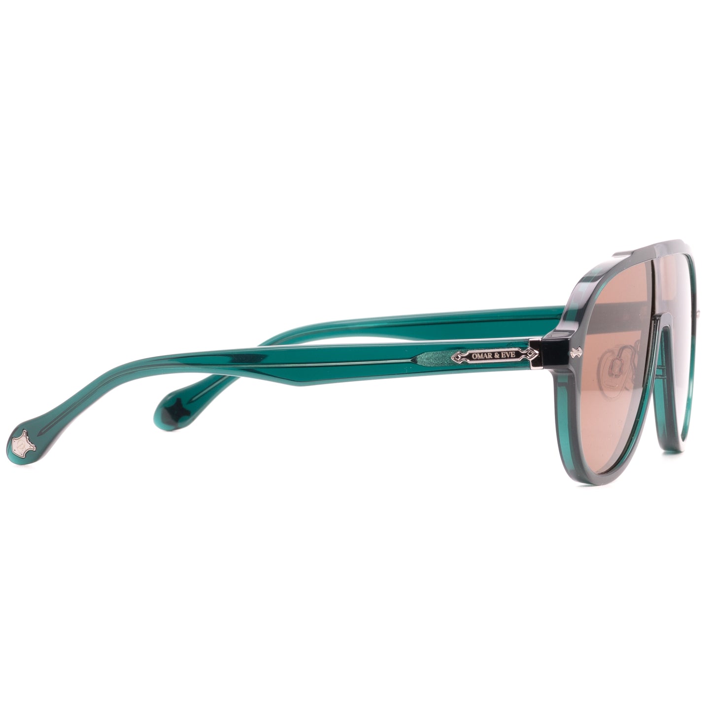 Ashbourne - Green Transparent Frame Red Lens