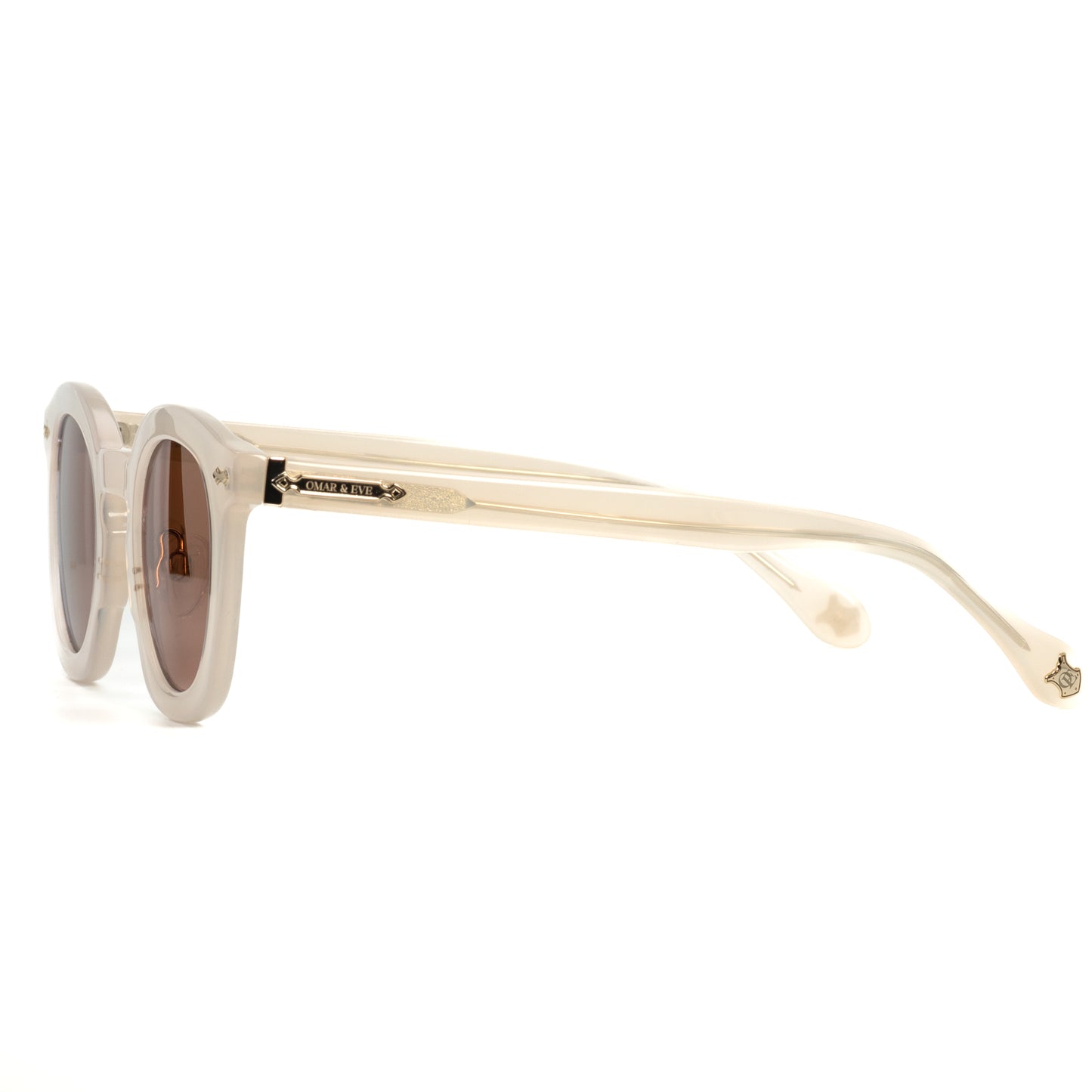 Shenstone - Ivory Frame Brown Lens