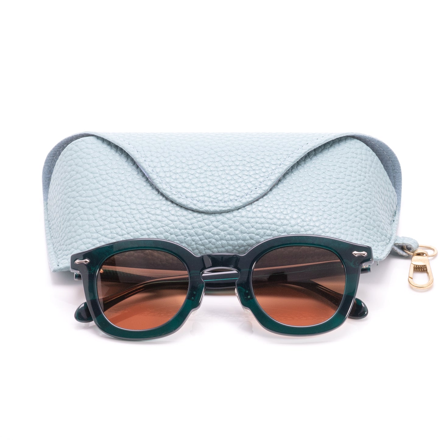 Shenstone - Green Transparent Frame Brown Lens