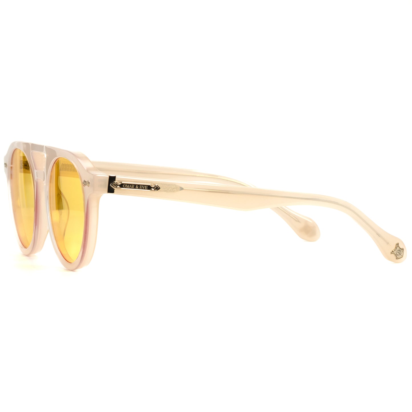 City - Ivory Frame Yellow Lens